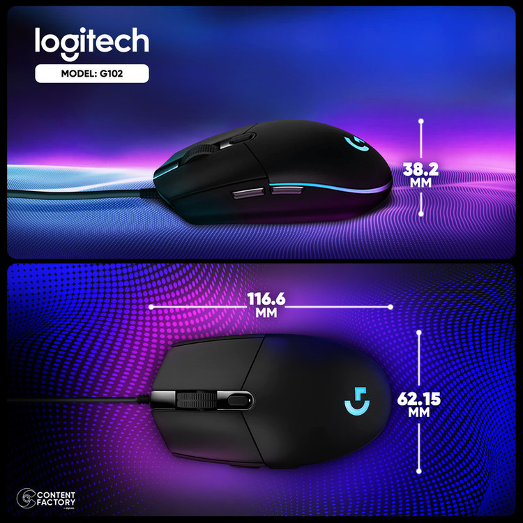ماوس مخصوص بازی لاجیتک مدل G102