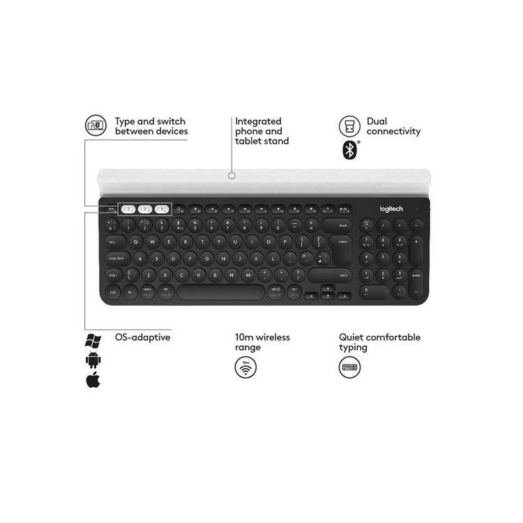 کیبورد بی سیم لاجیتک مدل K780 MULTI-DEVICE